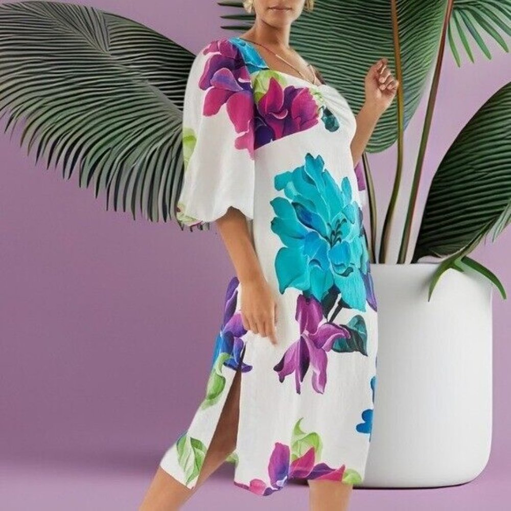 Maeve low back floral dress